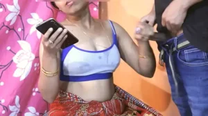 What could be result when Indian bhabi and daver watching porn together,Bhabi ask daver to give his phone and daver fuck her